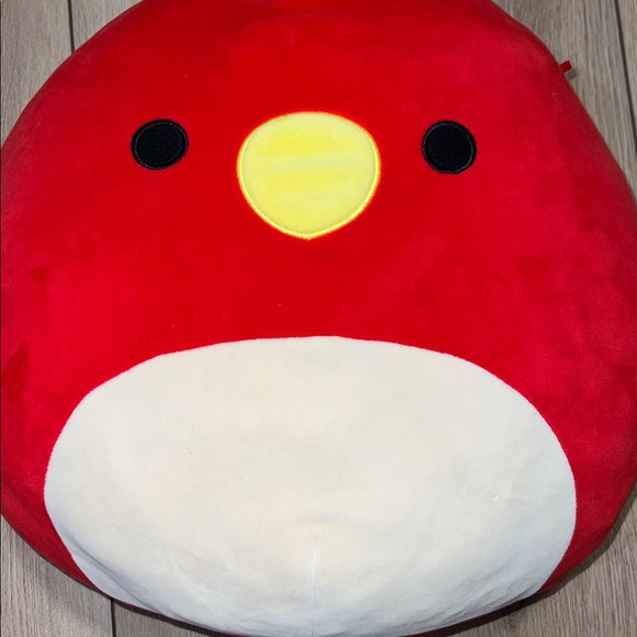 Squishmallows - Paco the Parrot 16” Vibrant Red Bird Plush Toy - Picture 7 of 11